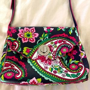 Vera Bradley Faux Leather Crossbody Purse